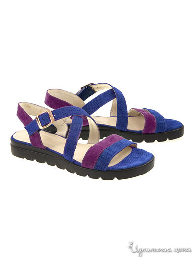 Босоножки Grand Style, цвет синий, фиолетовый