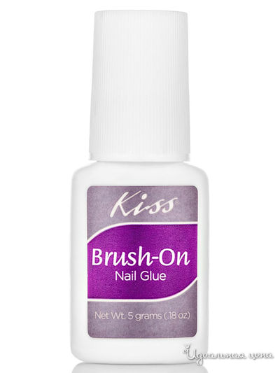 Клей для ногтей c кисточкой, 5 г, Kiss