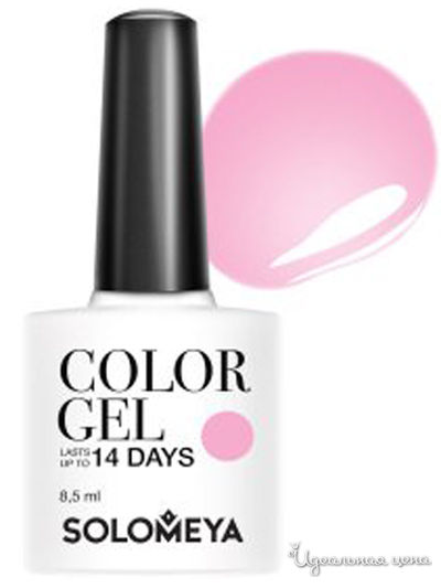 Гель-лак для ногтей Color Gel, летиция 75, 8,5 мл, Solomeya, цвет розовый