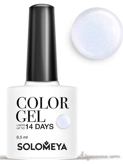 Гель-лак для ногтей Color Gel, нежно-лиловый 06, 8,5 мл, Solomeya, цвет Белый