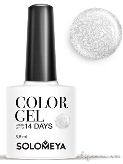 Гель-лак для ногтей Color Gel, холли 44, 8,5 мл, Solomeya, цвет Белый