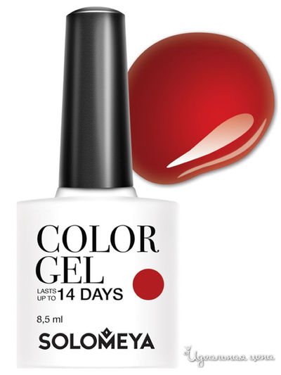 Гель-лак для ногтей Color Gel, верона 82, 8,5 мл, Solomeya, цвет Красный