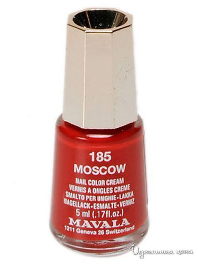 Лак для ногтей, Moscow 185, Mavala, цвет Красный
