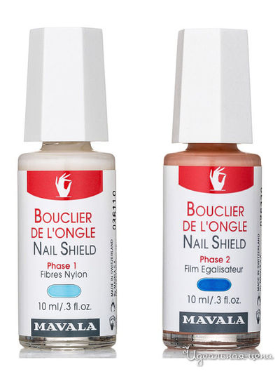 Защитный экран для ногтей Nail Shield, 2х10 мл, Mavala