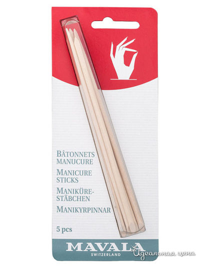Палочки для маникюра деревянные Manicure Sticks, 5 шт, Mavala