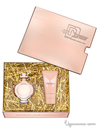 Набор: парфюмерная вода Olympea, 50 мл; лосьон для тела, 75 мл, Paco Rabanne