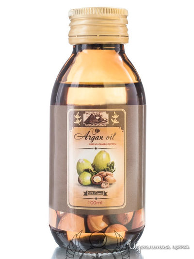 Масло арганы пищевое из не обжаренных семян, нерафинированное, однократный холодный отжим, 100 мл, Shams Natural Oils