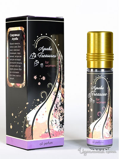 Духи Сокровища Аграбы на основе масла, 10 мл, Shams Natural Oils