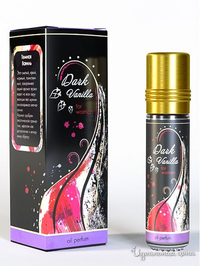 Духи Темная Ваниль на основе масла, 10 мл, Shams Natural Oils