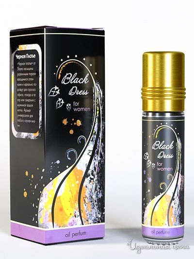 Духи Черное Платье на основе масла, 10 мл, Shams Natural Oils