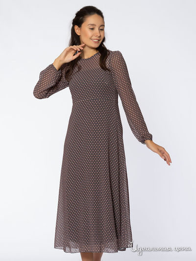 Платье Angela mele milano, цвет мультиколор