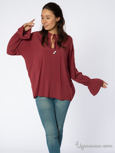 Блуза Rinascimento, цвет бордовый