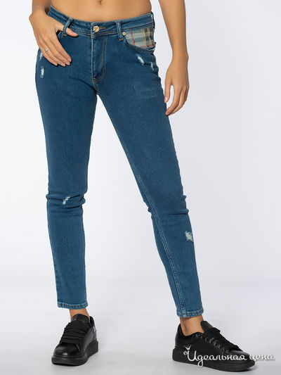 Джинсы Burberry, цвет голубой