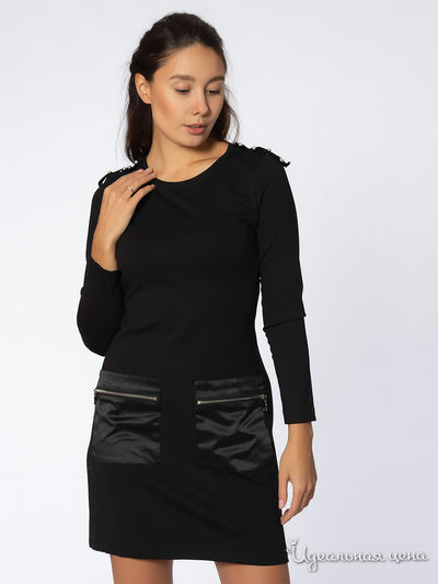 Платье TWIN-SET, цвет черный