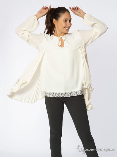Блуза TWIN-SET, цвет молочный