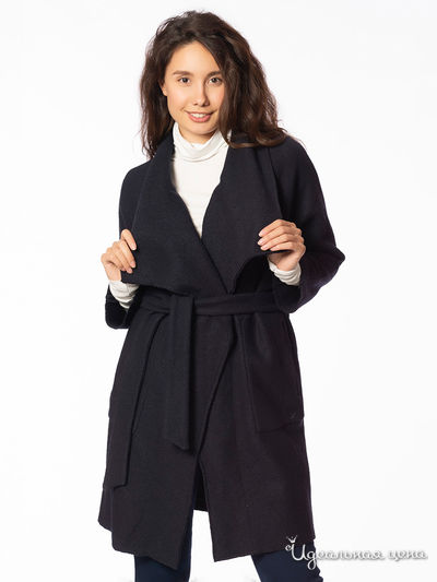 Пальто Zara, цвет синий