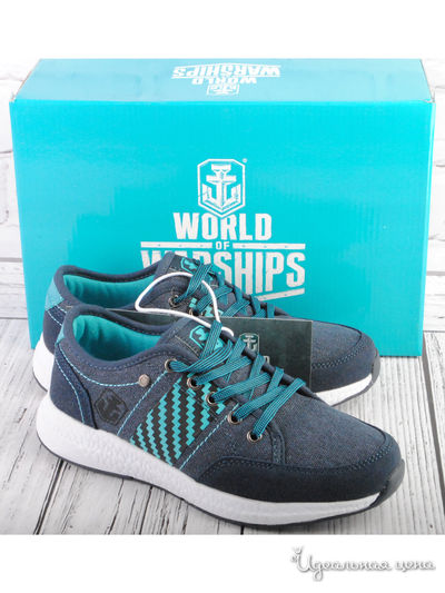 Кроссовки WoWS, цвет синий