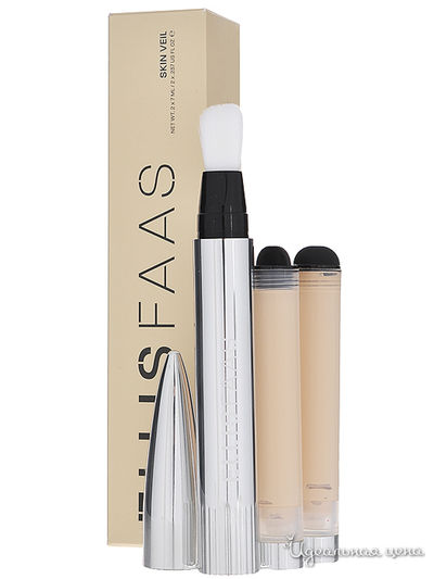 Тональная основа для лица SKIN VEIL, тон S102, 2*7 мл, Ellis Faas