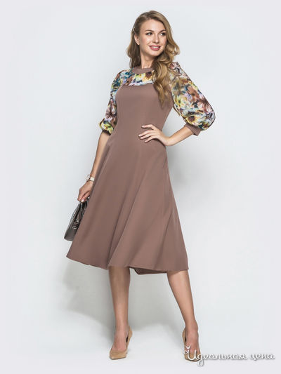 Платье Dressa, цвет коричневый