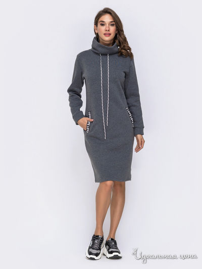 Платье Dressa, цвет серый