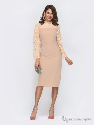 Платье Dressa, цвет бежевый