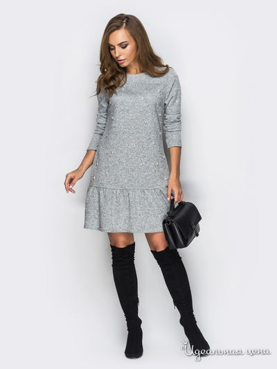 Платье Dressa, цвет серый