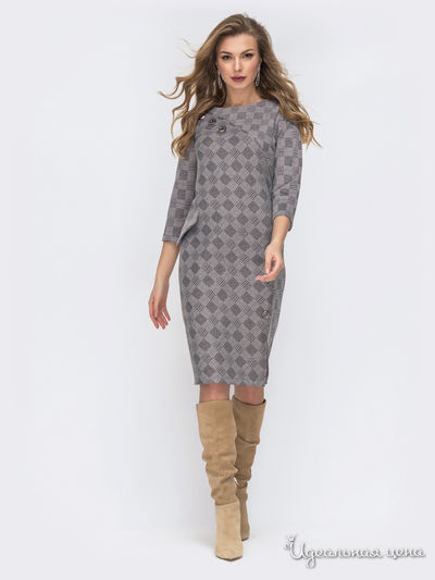 Платье Dressa, цвет серый