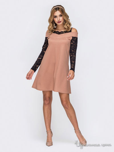 Платье Dressa, цвет бежевый