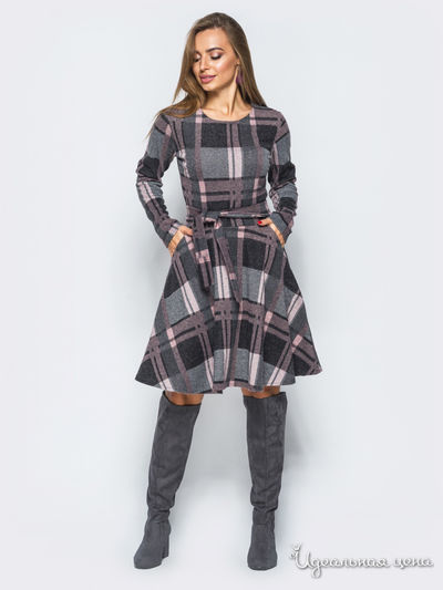 Платье Dressa, цвет серый