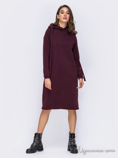 Платье Dressa, цвет бордовыйвый