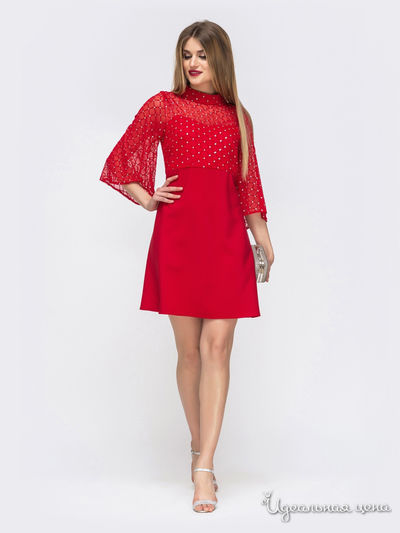 Платье Dressa, цвет красный