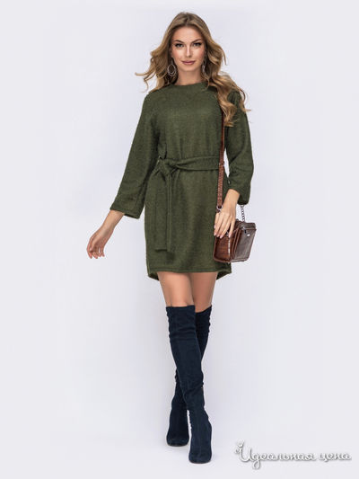 Платье Dressa, цвет хаки