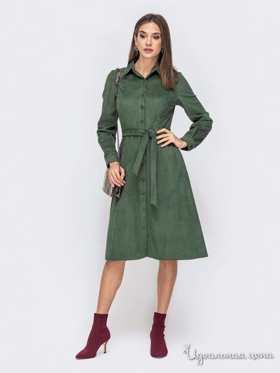 Платье Dressa, цвет хаки