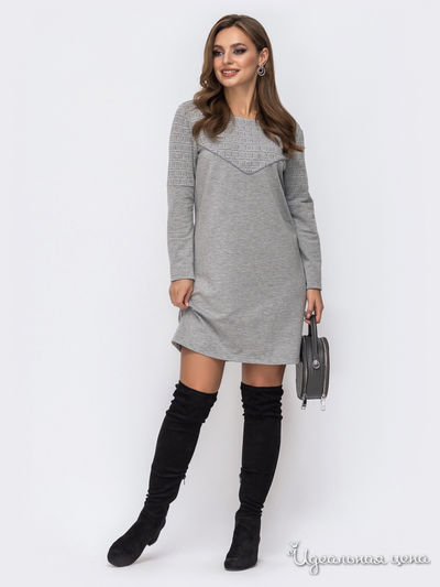 Платье Dressa, цвет серый
