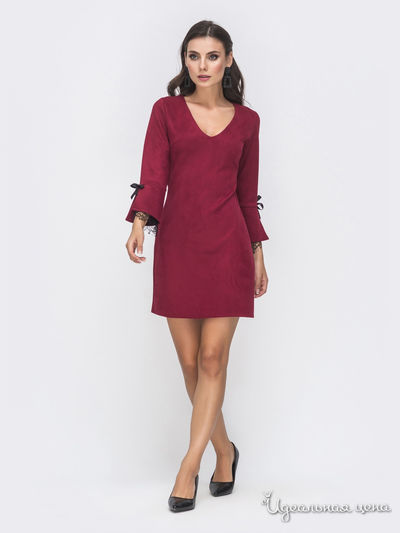 Платье Dressa, цвет бордовый