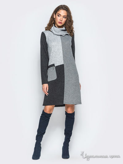 Платье Dressa, цвет серый