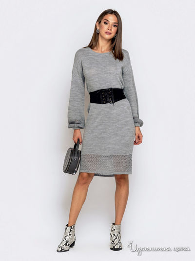 Платье Dressa, цвет серый