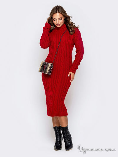 Платье Dressa, цвет красный