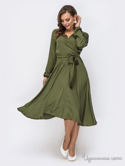 Платье Dressa, цвет хаки