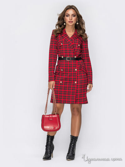 Платье Dressa, цвет красный