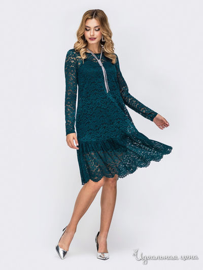 Платье Dressa, цвет изумрудный