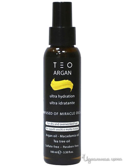 Аргановое масло-эликсир, 100 мл, Teotema