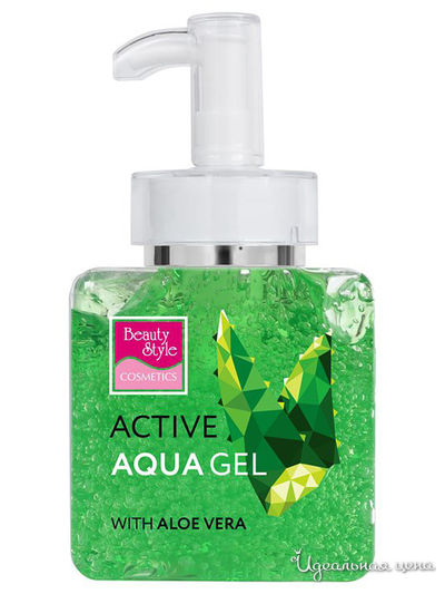 Гель для лица активный Аква-гель Алоэ-вера, 250 мл, Beauty Style