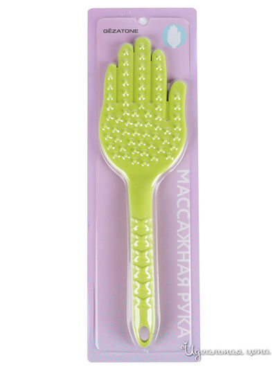 Массажер для тела Массажная рука, Gezatone, цвет зеленый