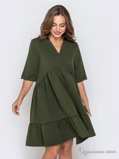 Платье Dressa, цвет хаки