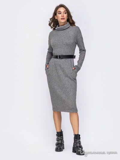 Платье Dressa, цвет серый