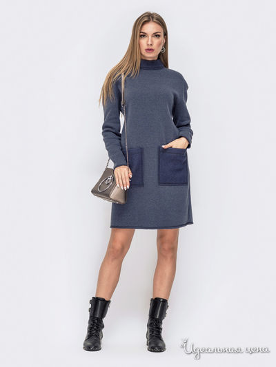 Платье Dressa, цвет темно-синий