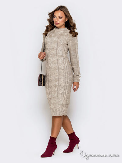 Платье Dressa, цвет бежевый