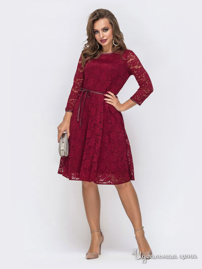 Платье Dressa, цвет бордовый