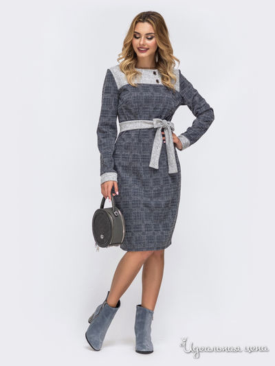 Платье Dressa, цвет серый